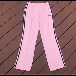 Pink adidas sweatpants